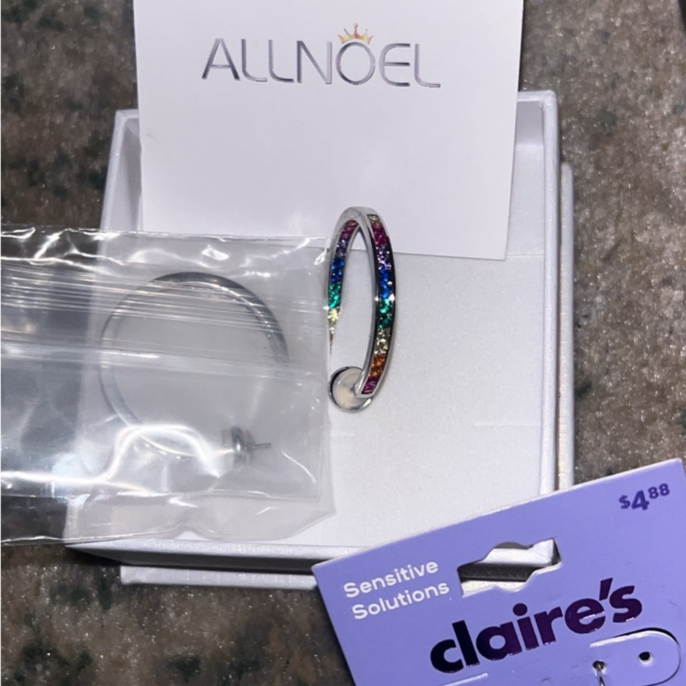 Allnoel genuine Chrystal earrings